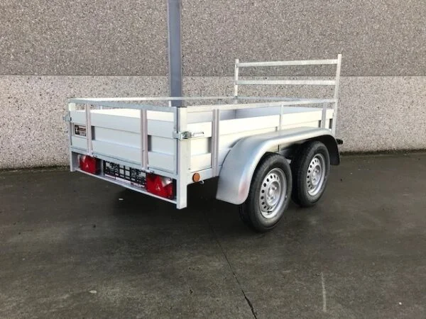 Remorque aluminium double essieux 225x132 cm – Image 4