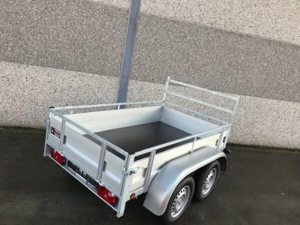 Remorque aluminium double essieux 225x132 cm – Image 3