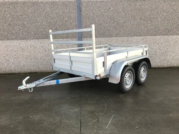 Remorque aluminium double essieux 225x132 cm – Image 2