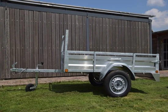 Remorque 200x100 cm aluminium simple essieu – Image 5