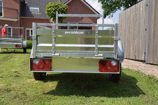 Remorque 200x100 cm aluminium simple essieu – Image 3