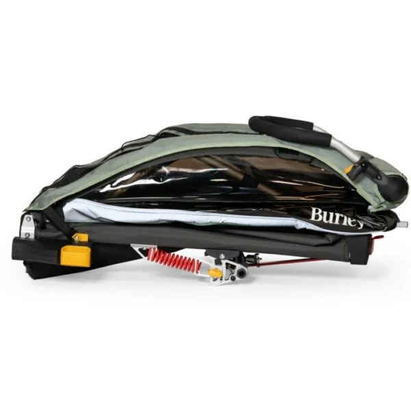 Remorque burley pour Vélo - D'Lite X Single pour 1 Enfant - sage green/charcoal – Image 2