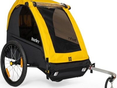 Burley Remorque pour Vélo - Bee Single pour 1 Enfant - jaune/noir