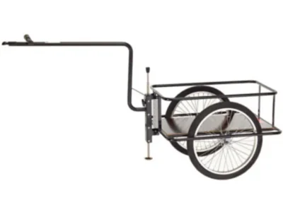 Cargo remorque Der Roland 90L sur tige de selle avec béquille
