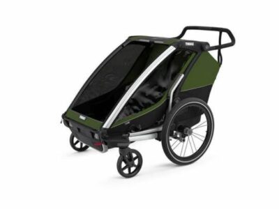 Chariot thule cab 2 Remorque Vélo pour 2 Enfants - cypress vert