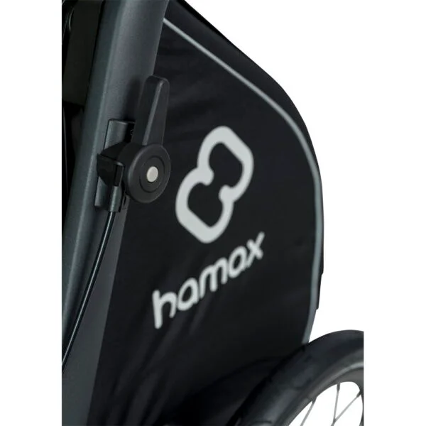 Remorque chien vélo Hamax - Pluto Large - bleu marine/noir – Image 4