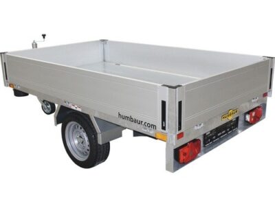 Humbaur Remorque basculante Tipper S 2300x1400x300mm freinée poids total adm. 1500kg avec ridelle lisse