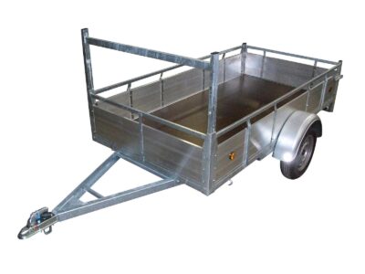 Remorque 200x125 cm aluminium simple essieu