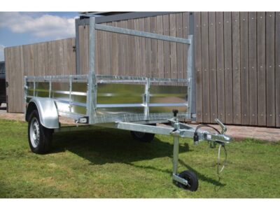 Remorque 225x132 cm aluminium simple essieu