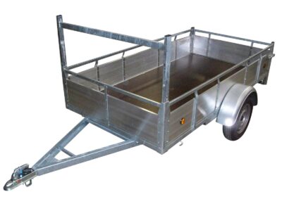 Remorque 257x132 cm aluminium simple essieu