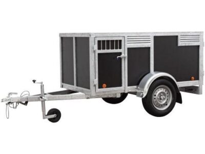 Remorque 4 chiens marron BW Trailers