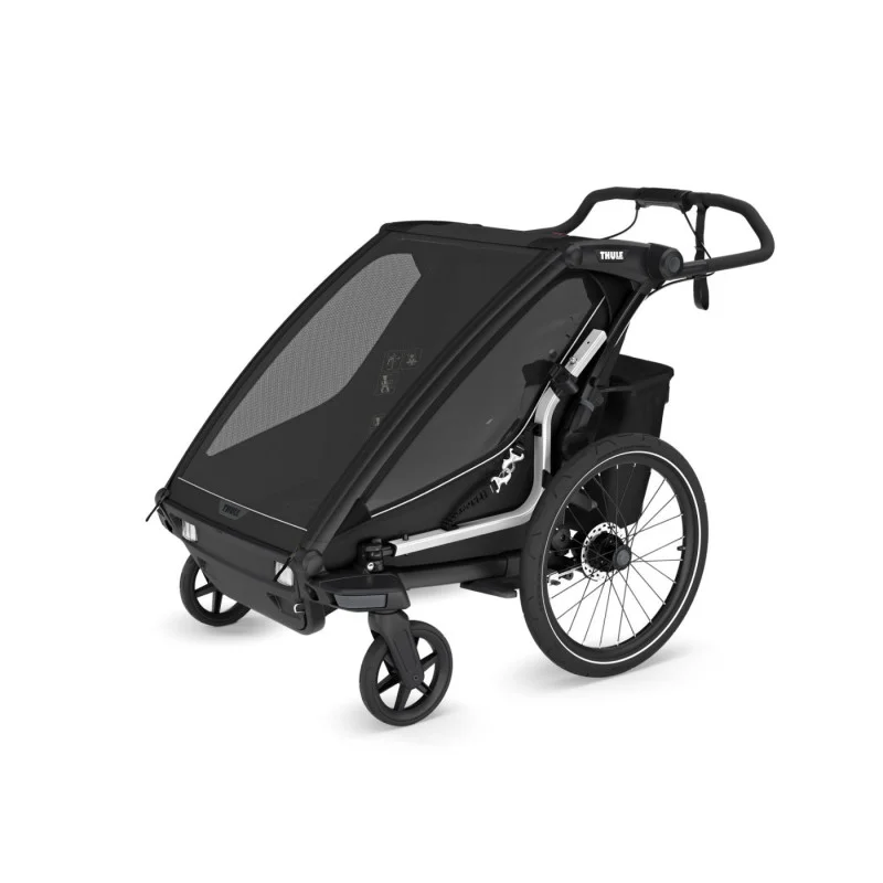 Remorque bébé vélo Thule pour 2 Enfants - Chariot Sport 2 Double - noir – Image 3