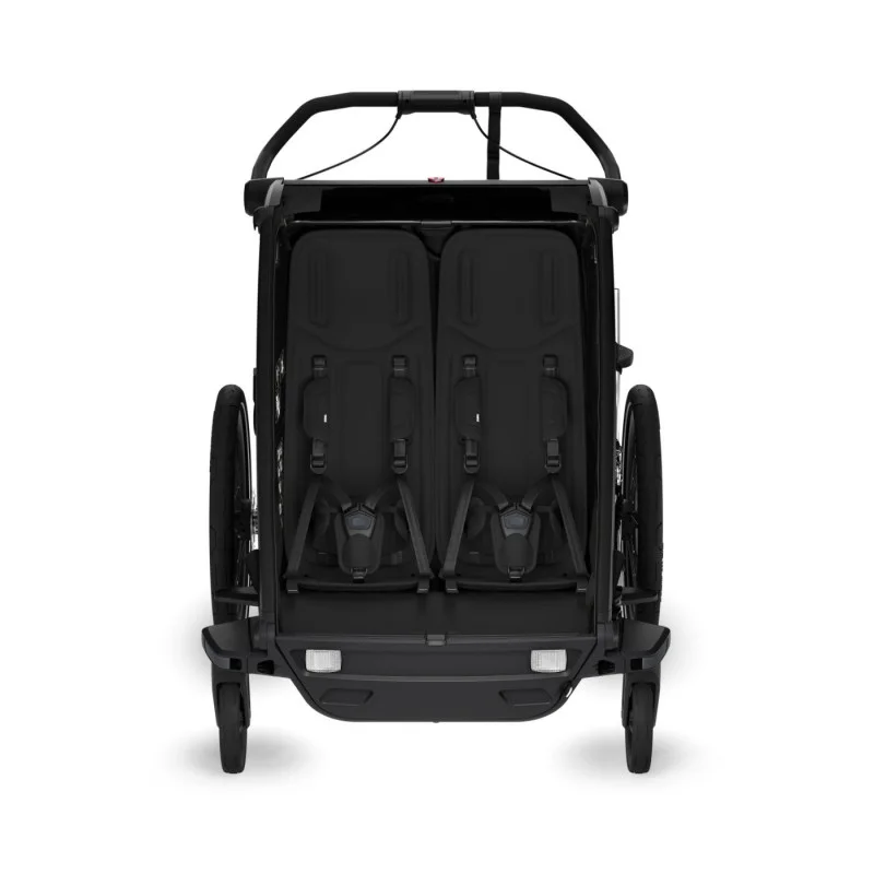 Remorque bébé vélo Thule pour 2 Enfants - Chariot Sport 2 Double - noir – Image 8