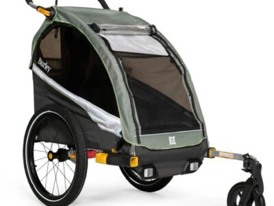 Remorque burley pour Vélo - D'Lite X Single pour 1 Enfant - sage green/charcoal