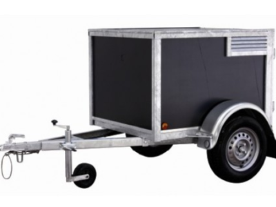 Remorque BW Trailers 2 chiens marron