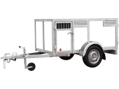 Remorque BW Trailers 4 chiens blanc