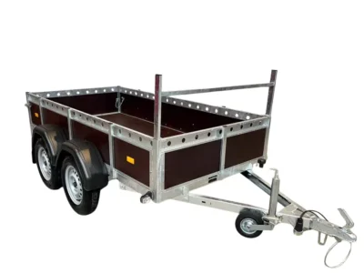 Remorque double essieux 257x132 cm