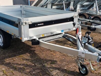 Remorque double essieux freinée 1500 kg benne Brenderup BT 4260SB1500