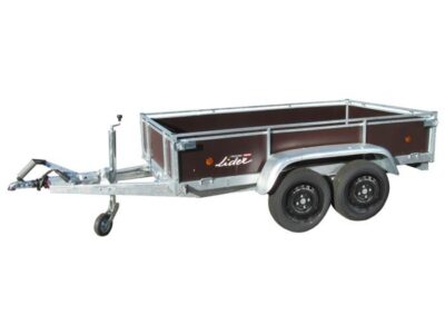 Remorque Lider double essieux​ BOIS 45480 freinée