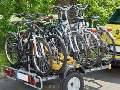 Remorque porte 6 vélos Mottez