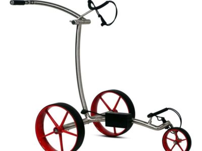 Tour Made Haicaddy HC9S Chariot de golf électrique cadre incurvé brossé